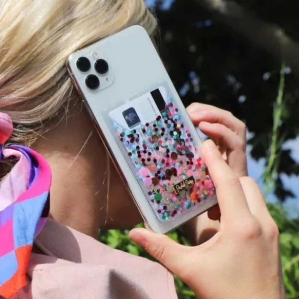 Packed Party Confetti Essentials Stick To It IPhone Android Phone Wallet